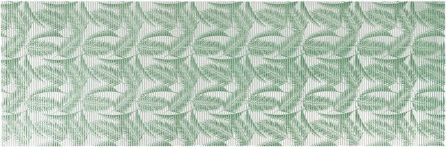Wenko Badematte Palmillo mit Blätter-Motiv, Mehrfarbig, Breite: 65 cm, Länge: 200 cm - Bild 1
