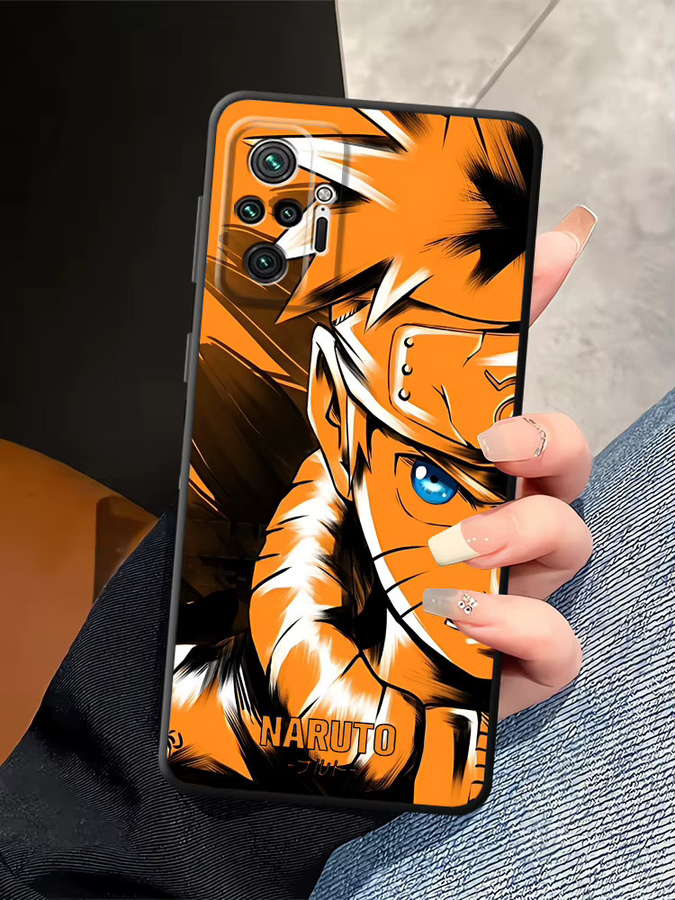 Xiaomi Handyhülle Akatsuki Itachi Design in Schwarz für Redmi Note Serie Soft Phone Cover - Bild 3