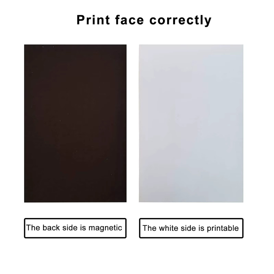 ESHANG Magnetische Fotopapiere für Tintenstrahldruck, Glänzend, Weiß, 10x15 cm, 10 Stück - Bild 5