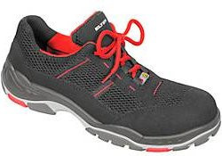 Elten Sicherheitshalbschuh Motion Air ESD S1 in Schwarz Rot Grau, Größe 42 - Bild 3