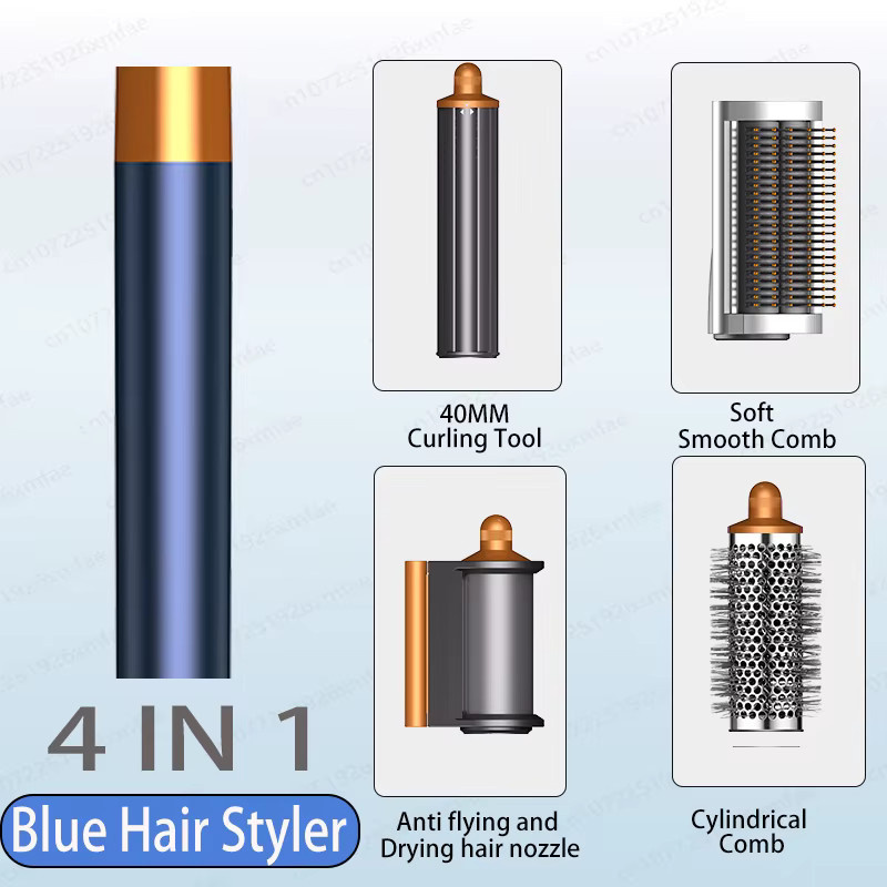 Sencicimen 6-in-1 Multi-Haarstyler mit negativen Ionen, Blau - Bild 5