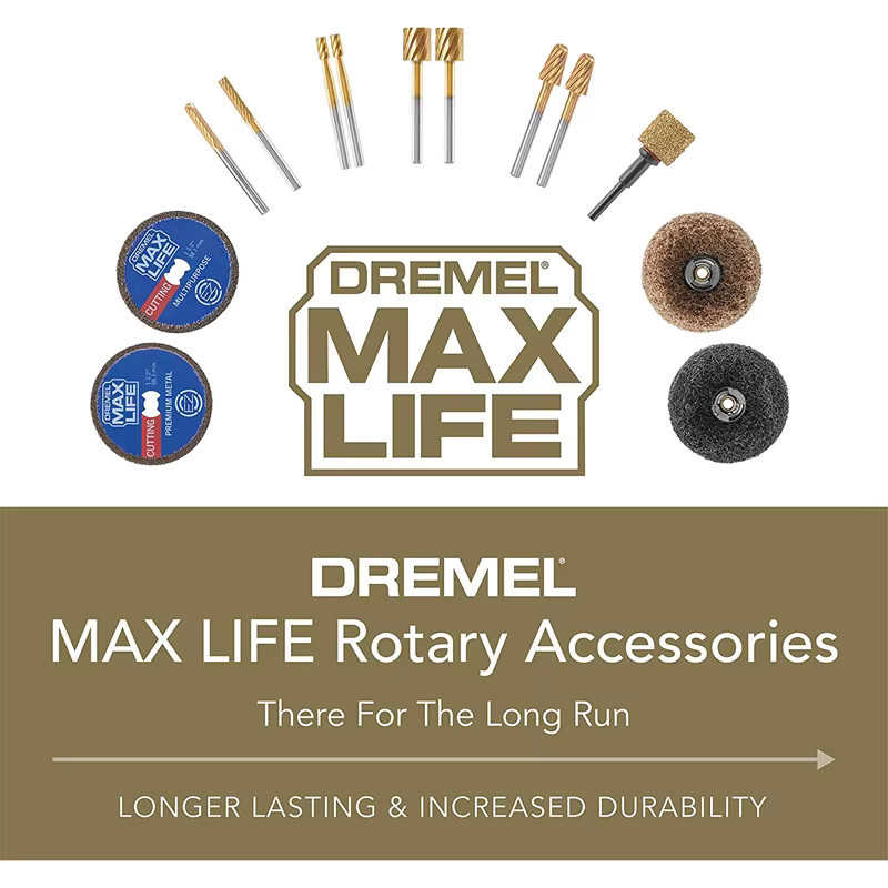 Dremel Max Life Drehwerkzeug-Zubehör-Set mit Diamant-Trennrad EZ506HP EZ545HP - Bild 2