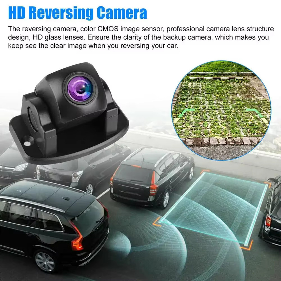 QueenDer HD 170° Auto-Rückfahrkamera mit Nachtsicht und wasserdichtem CMOS-Sensor in Schwarz - Bild 2