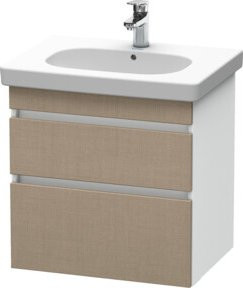 Duravit Waschtischunterschrank DuraStyle in Weiss, wandhängend, B: 60 cm, T: 45,3 cm, H: 61 cm - Bild 1