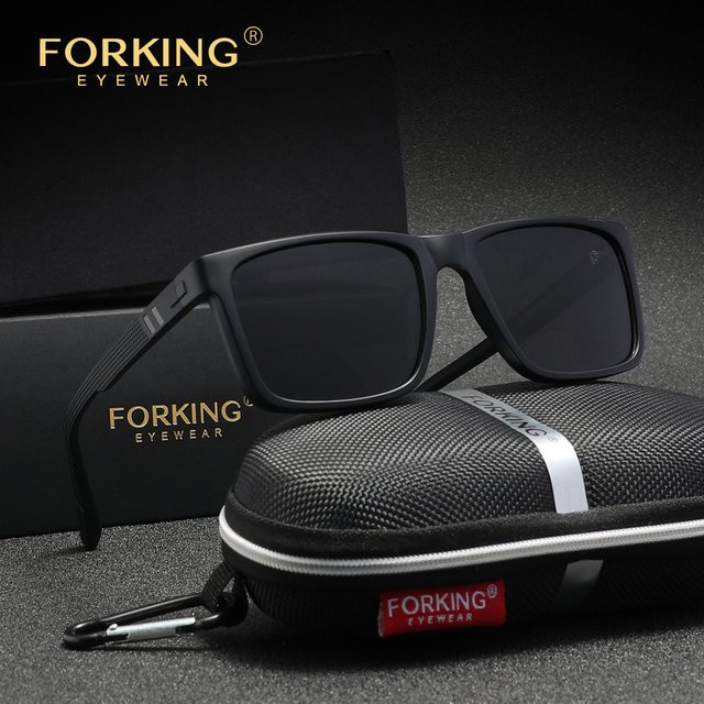 FORKING Sonnenbrille, polarisiert, Unisex, Vollrand, Kunststoff - Bild 1