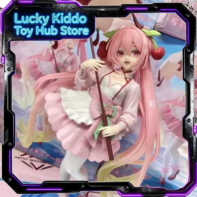 Taito Artist Masterpiece Amp Sakura Hatsune Miku Figur, Sakura-Kleid-Stil mit Regenschirm - Bild 1