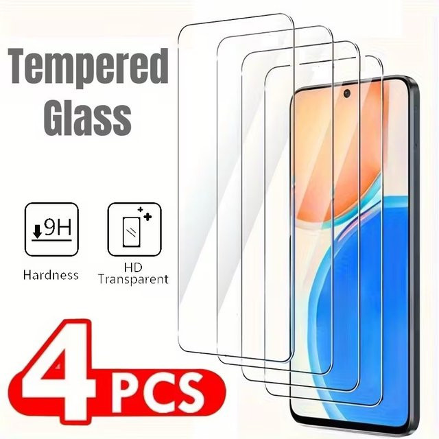 4er-Pack Gehärtetes Glas Display Schutzfolie für Xiaomi 10T, 13T, 12T, 11T Pro und 10T Lite in Transparent - Bild 1