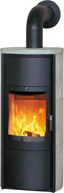 Hark Keno ECOplus Kaminofen aus Naturstein in Grau mit 5 kW Leistung und Automatik - Bild 1