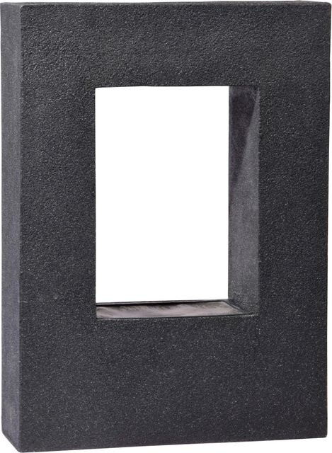 Dobar Gartenbrunnen Cascade mit Pflanzkasten aus Polyresin in Grau, B/T/H: 19 x 54,5 x 76 cm - Bild 1