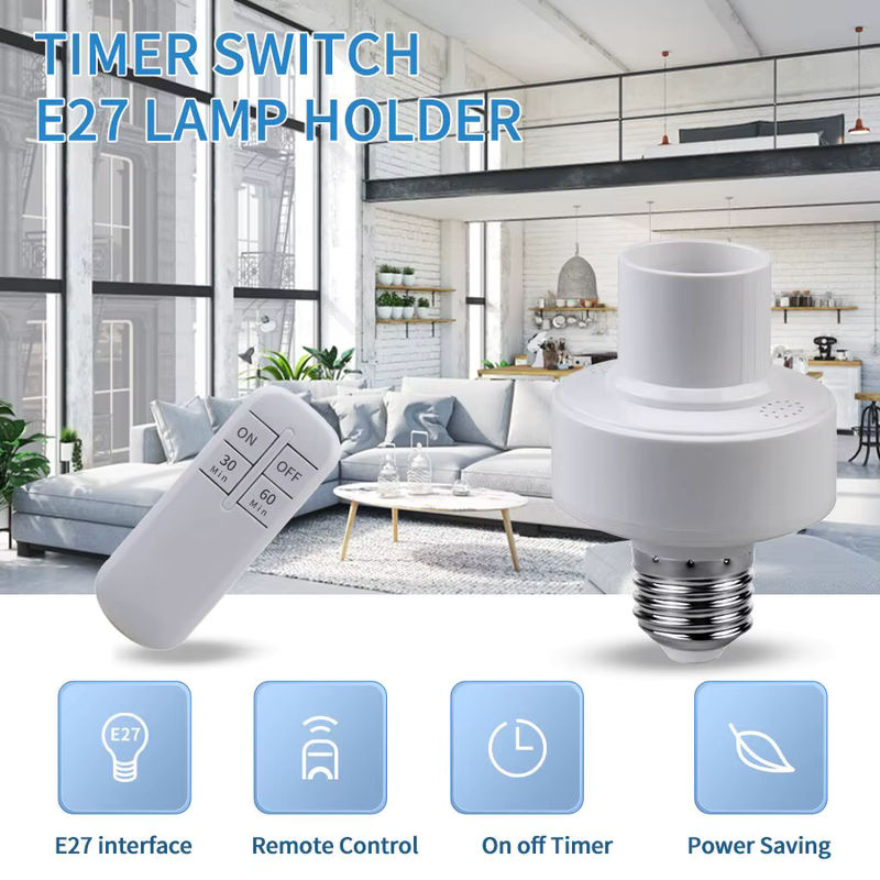 Ammtoo Smart Timer Schalter mit drahtloser Fernbedienung für E27 Lampenfassungen, 15m Reichweite - Bild 3