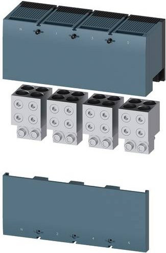 Siemens Rundleiteranschlussklemme 3VA9674-0JJ44 in Grau - Bild 1