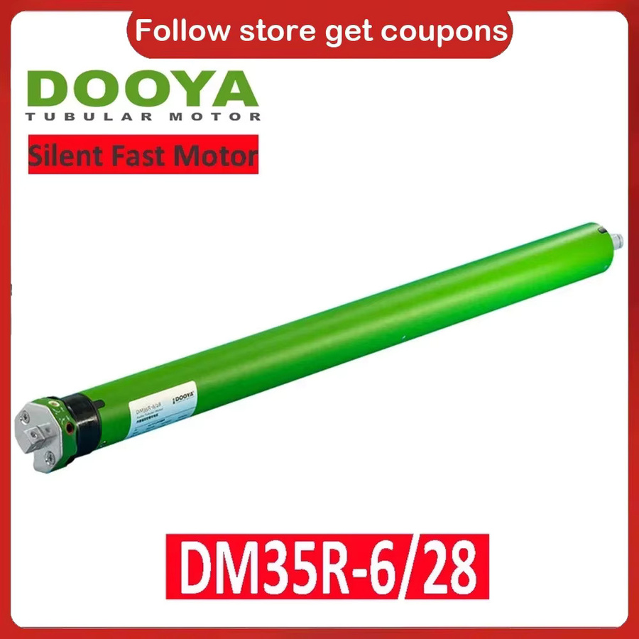 Dooya Silent Fast Rolling Tubular Motor DM35R 6/28 für Rollos mit RF433-Fernbedienung, 3 Drähte, 220/230 V 50/60 Hz, passend für 40/45/50 mm Rohre - Bild 2