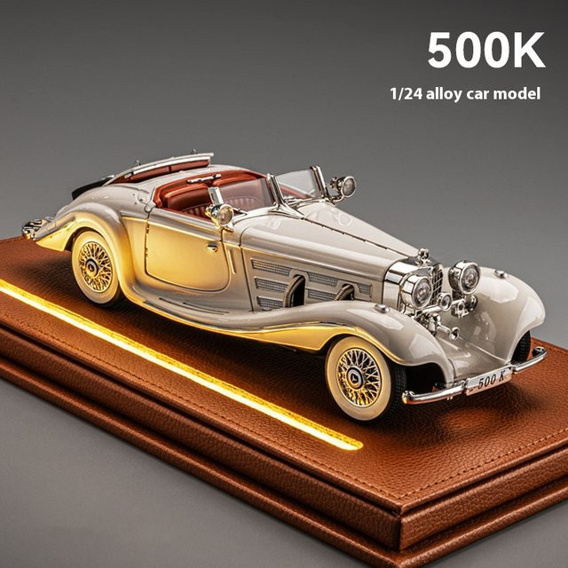 Maisto Vintage-Automodell, 1:24, Metall, Klassiker der 500K- und CLK-GTR-Serie - Bild 1