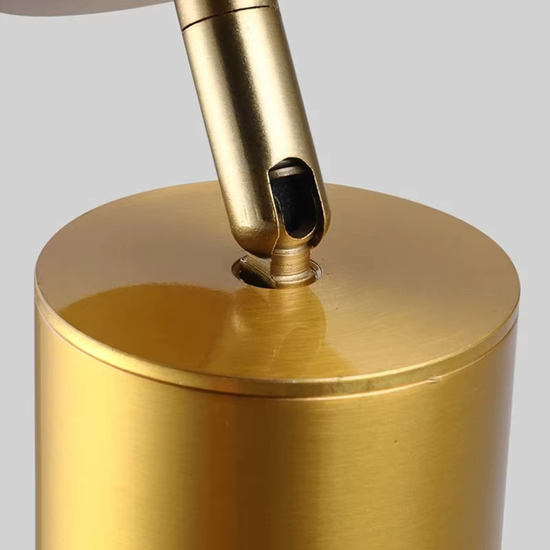 Ramalho LED Schienenbeleuchtung Set mit COB-Strahler und Reflektor in Gold/Messing für Wohnzimmer und Geschäftslokale - Bild 2