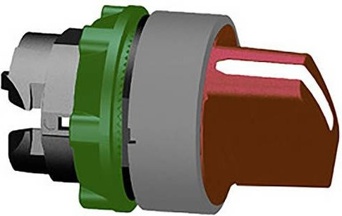 Schneider Electric ZB5AD304C0 Wahlschalter-Frontelement aus Kunststoff in Rot, Grau und Mehrfarbig - Bild 1