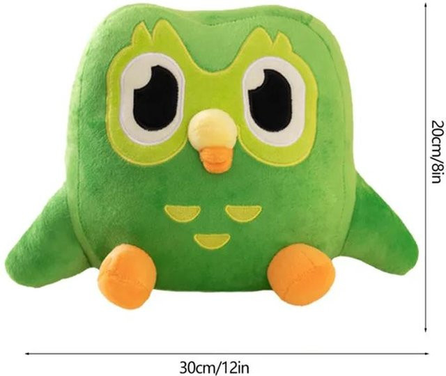 Bai Fen Bai Toys Grüne Eule Plüschtier 30cm ab 3–6 Jahre - Bild 1