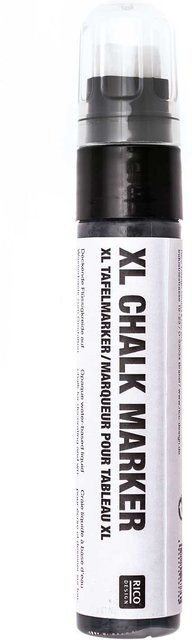 Rico Design XL-Flüssigkreidestift in Schwarz mit 15 mm Strichbreite und 25 g Inhalt - Bild 1