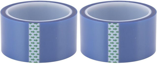 2 Rollen Meterk Hitzebeständiges doppelseitiges Klebeband in Grau und Blau, Breite: 50 mm, Temperaturbeständigkeit bis 220 Grad Celsius - Bild 1