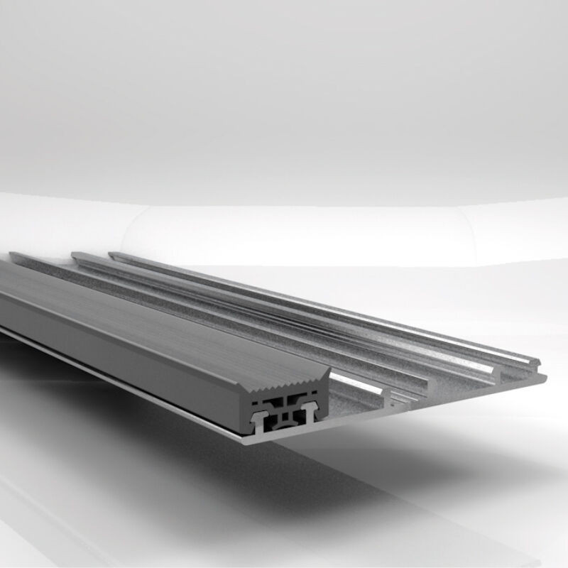 Mendiger Rand/Unter Verlegeprofil Friedrich von Lien AG Click-System aus Aluminium in Silber oder Weiß, Breite: 80 mm - Bild 1
