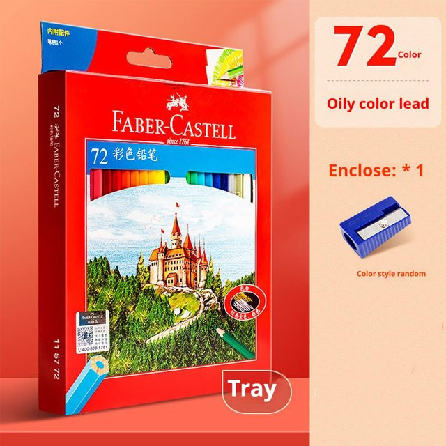 Bestbags Buntstift-Set mit 72 farbigen Pigmentstiften aus Holz für Schule und Kunst in Multicolour - Bild 1