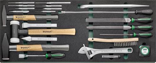 Stahlwille TCS 2 2700/23 96830289 Werkzeugset mit Hammer, Maßband und Schlüsseln in Mehrfarbig