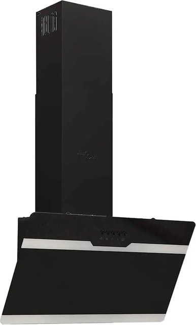 vidaXL Wand-Dunstabzugshaube aus Stahl und Hartglas in Schwarz mit Abluft- und Umluftfunktion, Breite: 60 cm - Bild 1
