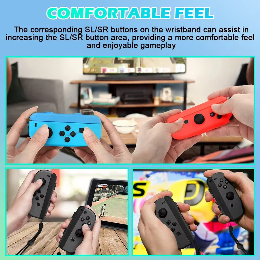 HeroAngel Handgelenkschlaufe für Nintendo Switch Joy-Con Controller in Pink, Weiß oder Multicolour - Bild 5