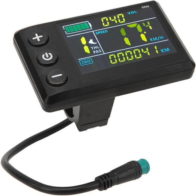 CosyHome S866 LCD-Farbdisplay für Elektroroller, wasserdicht, Schwarz - Bild 1