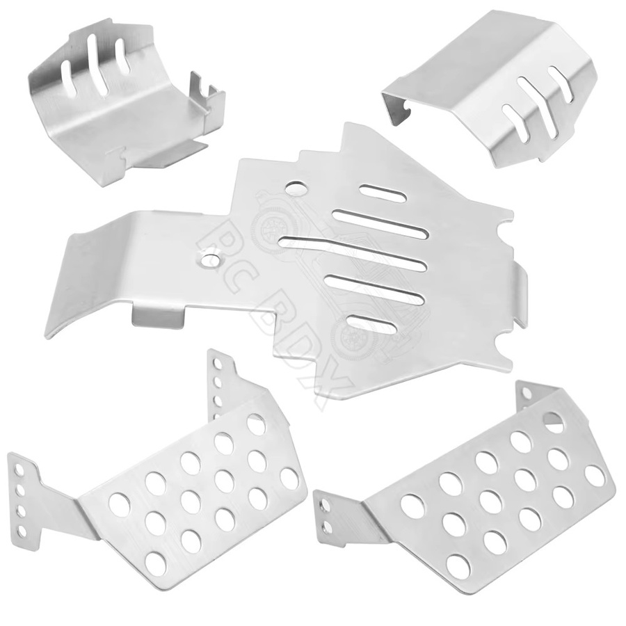 TRX4 Edelstahl Chassis Rüstung Achsschutz Unterfahrschutz, 1/10 RC Crawler - Bild 5