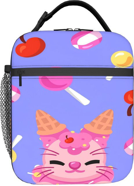 A-Adopts Me Lunchtasche von Fancy Style Studio, isolierte Brotdose für Kinder, mehrfarbig, Oxford Stoff - Bild 1