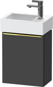 Duravit Waschtischunterschrank D-Neo in Grau Matt, Wandmontage, B/T/H: 36,4 x 22,2 x 44 cm - Bild 1