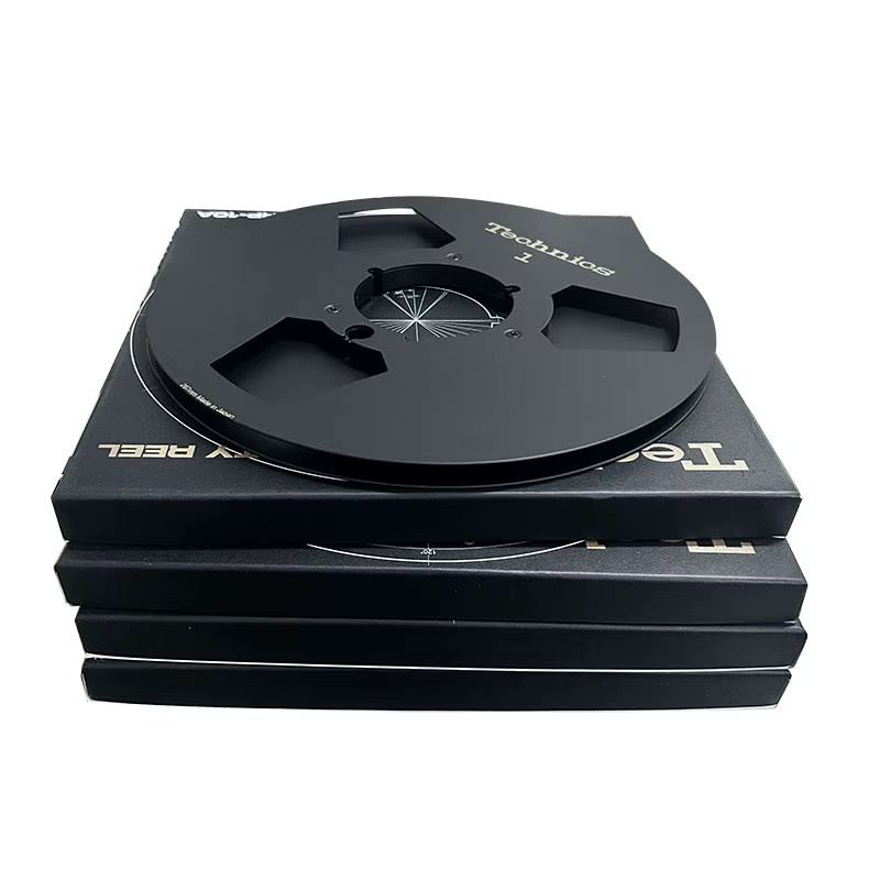 Technik RP-10A Leere Metallrollen für Audio-Recorder, 4er-Set, Schwarz, 10 Zoll - Bild 1