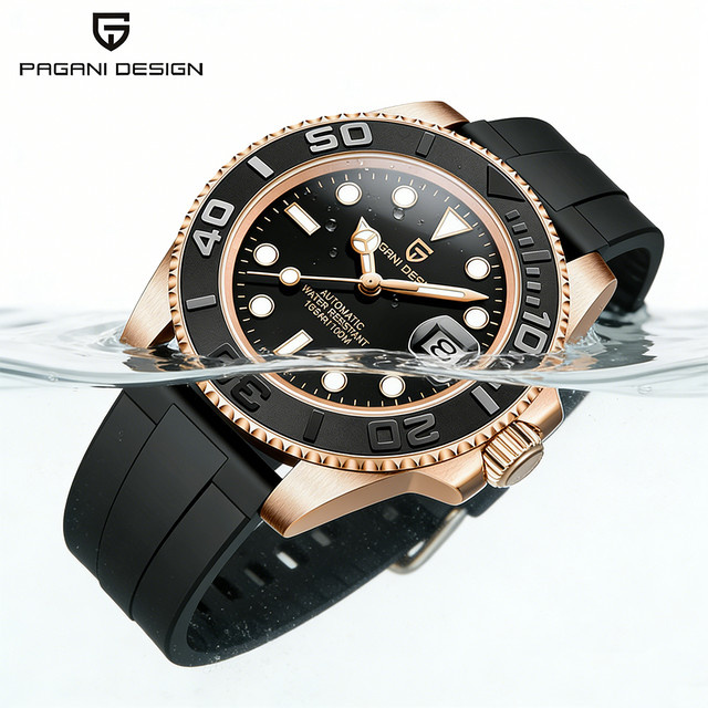 PAGANI DESIGN Armbanduhr Automatik, Edelstahl, Saphirglas, Herren - Bild 1