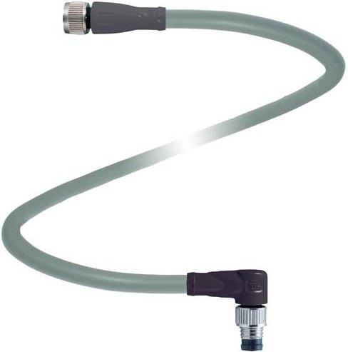 Pepperl+Fuchs 240817-0003 Sensor-Aktor-Steckverbinder konfektioniert, Polzahl 3, Farbe: grau, Länge: 0,6 m - Bild 1