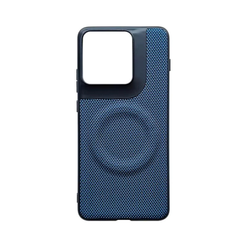 Motorola Moto Edge 70 Ultra MagSafe Schutzhülle aus Nylon-Geflecht und Leder in Schwarz - Bild 4