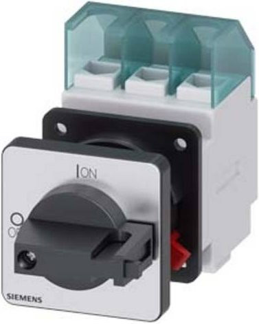 Siemens Lasttrennschalter Schwarz 3polig 25A 16mm² 690 V/AC 3LD21500TK11 - Bild 1