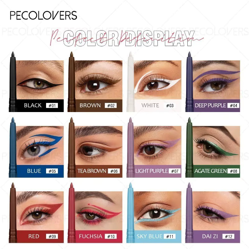 PECOLOVERS Eyeliner-Gelstift, Grün, Schimmernd, Unisex - Bild 3
