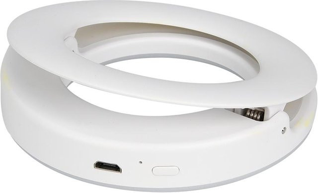Koogeelife XJ-19 Tragbares Wiederaufladbares 40 LED Kamera Selfie Ring Licht in Weiß mit 3200K-6500K für Mobiltelefone - Bild 1