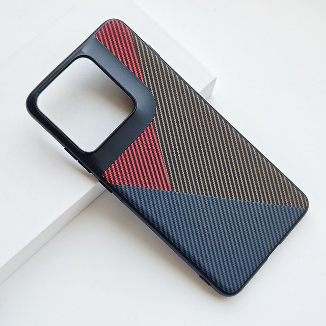 Stoßfeste MOTO Signature Handyhülle aus PU-Leder und Kevlar für Motorola X70 Air Pro in Multicolour - Bild 1