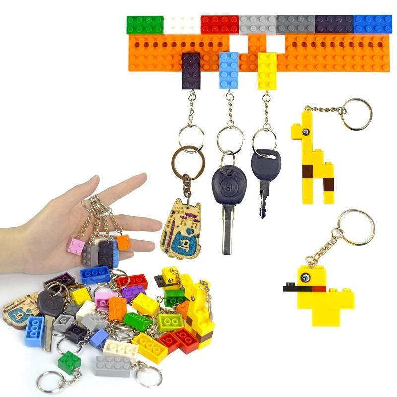 Yiran toy Schlüsselanhänger Ziegelbausätze Schlüsselanhänger Ring - Bild 2