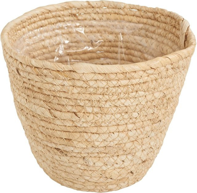 Seegras Pflanzkorb aus Naturmaterial in Braun, Höhe: 15 cm, Breite: 15 cm, Tiefe: 12 cm - Bild 1