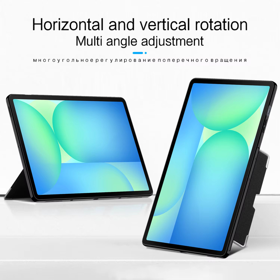 AJIUYU Schutzhülle für Samsung Galaxy Tab S10 FE+ 13,1 Zoll (2025) in Schwarz - Bild 2