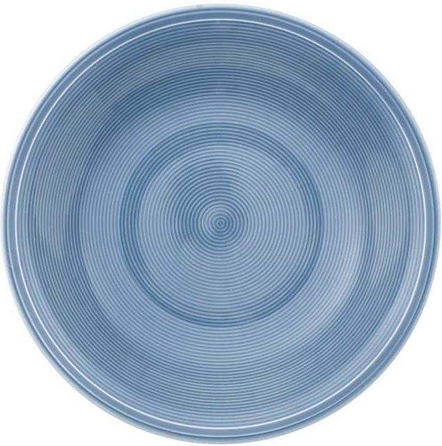 Villeroy & Boch like. Suppenteller Color Loop aus Porzellan in Blau Durchmesser: 23,1 cm - Bild 1