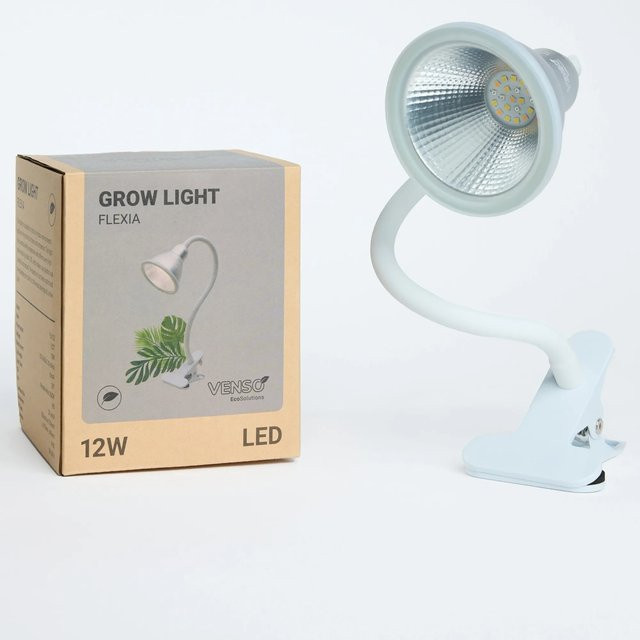 Venso Flexia LED-Pflanzenlampe E27 Grow Light 12 W Neutralweiß - Bild 1