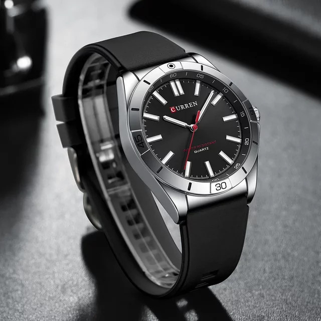 CURREN Armbanduhr, Quarz, Schwarz, Herren - Bild 1