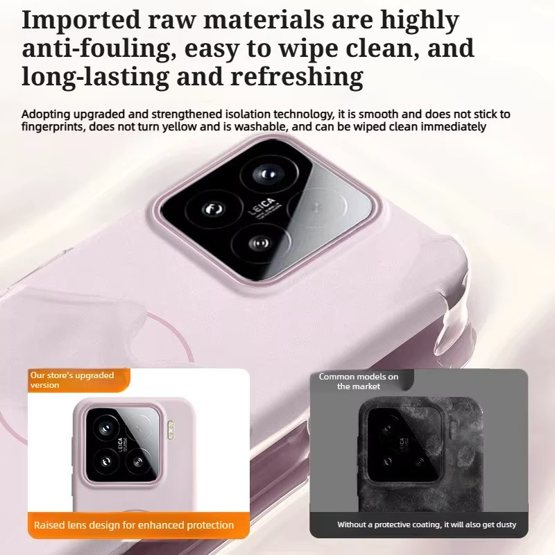 Matte Anti-Fingerprint Schutzhülle für Motorola Signature Edge 70Ultra Fusion 60Pro G67/57/47/37 Power mit MagSafe Kompatibilität in Pink - Bild 2