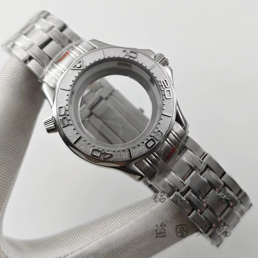 LIYAN Uhrengehäuse und Armband Edelstahl, Silber, Unisex - Bild 2