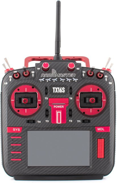RadioMaster TX16S MKII MAX Funksteuerungssystem ExpressLRS Multiprotokoll 4in1 in Schwarz - Bild 1