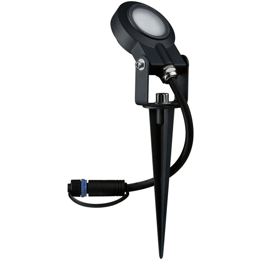 Paulmann Plug & Shine LED-Gartenstrahler Set in Schwarz mit 3 Spots und warmweißem Licht 2200K - Bild 2