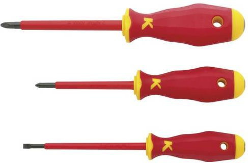 Klauke VDE Schraubendreher-Set 3-teilig in Rot - Bild 1